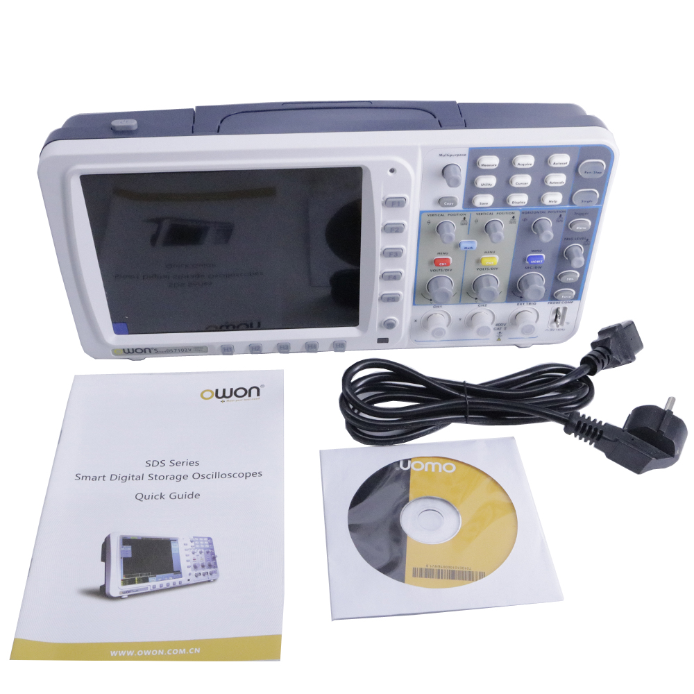 Digital Storage Oscilloscope 100Mhz - OWON SDS7102 디지털 스토리지 오실로스코프 100Mhz