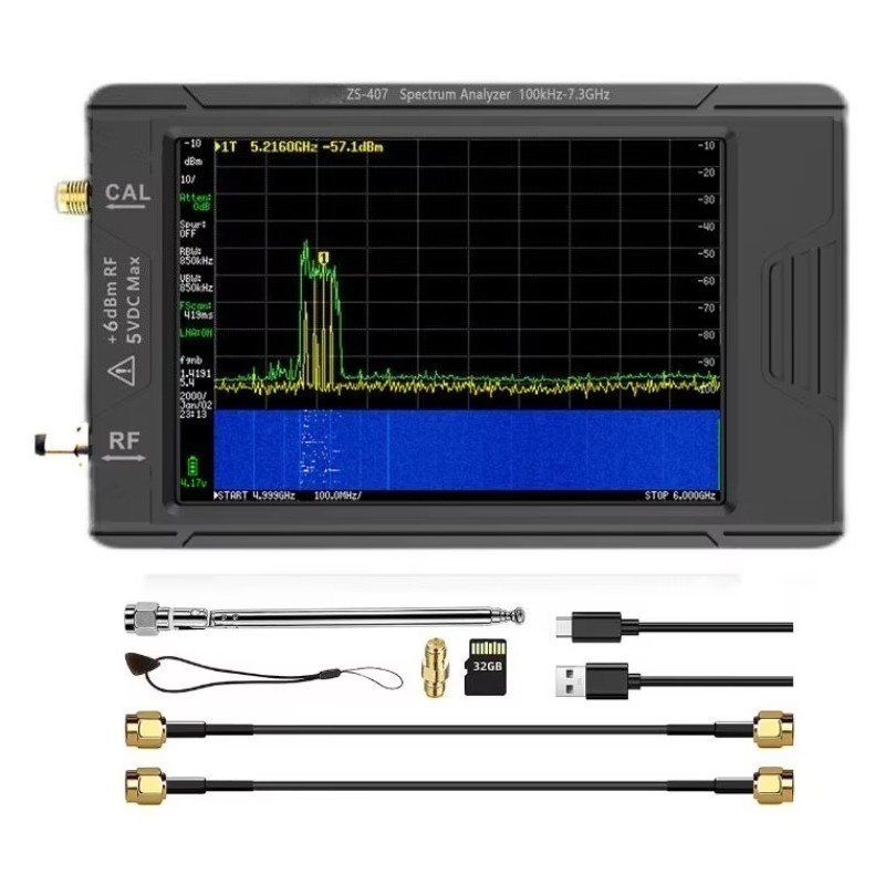 ZS-406/ZS-407 4인치 스크린 휴대용 스펙트럼 - Signal Generator Spectrum Analyzer 리뷰 및 가격