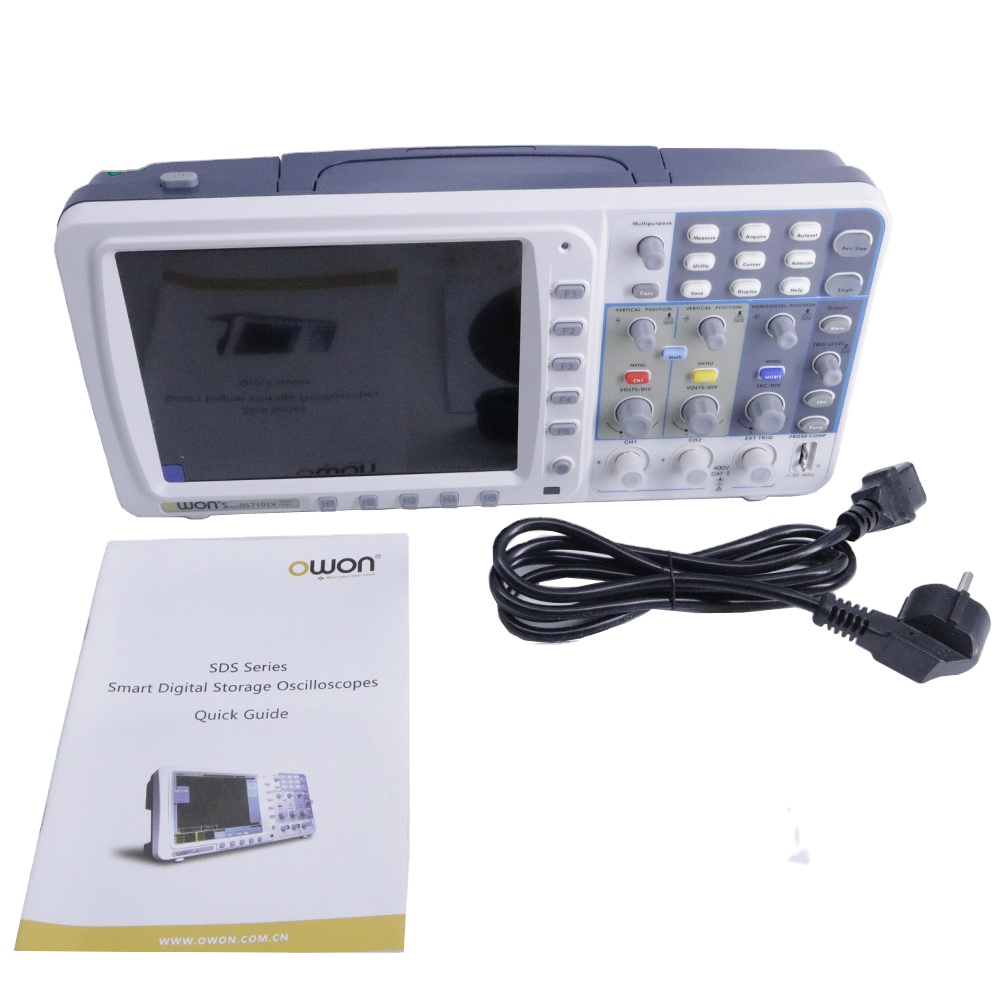 OWON SDS7102V 디지털 저장 오실로스코프 2채 - Digital Storage Oscilloscope 100Mhz 리뷰 및 가격