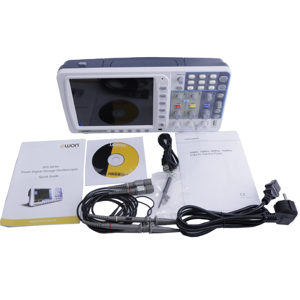 OWON SDS7102V 디지털 저장 오실로스코프 2채 - Digital Storage Oscilloscope 100Mhz 리뷰 및 가격